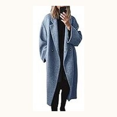 Notch lapel trench coat